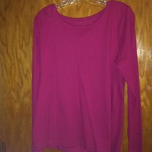 100%cotton pink long sleeve shirt
